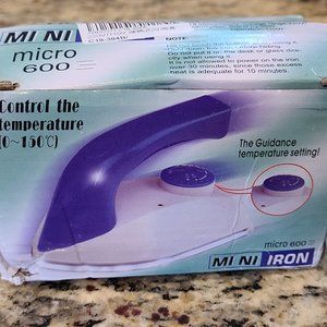 Mini Handheld Travel Clothing Iron - New in Box